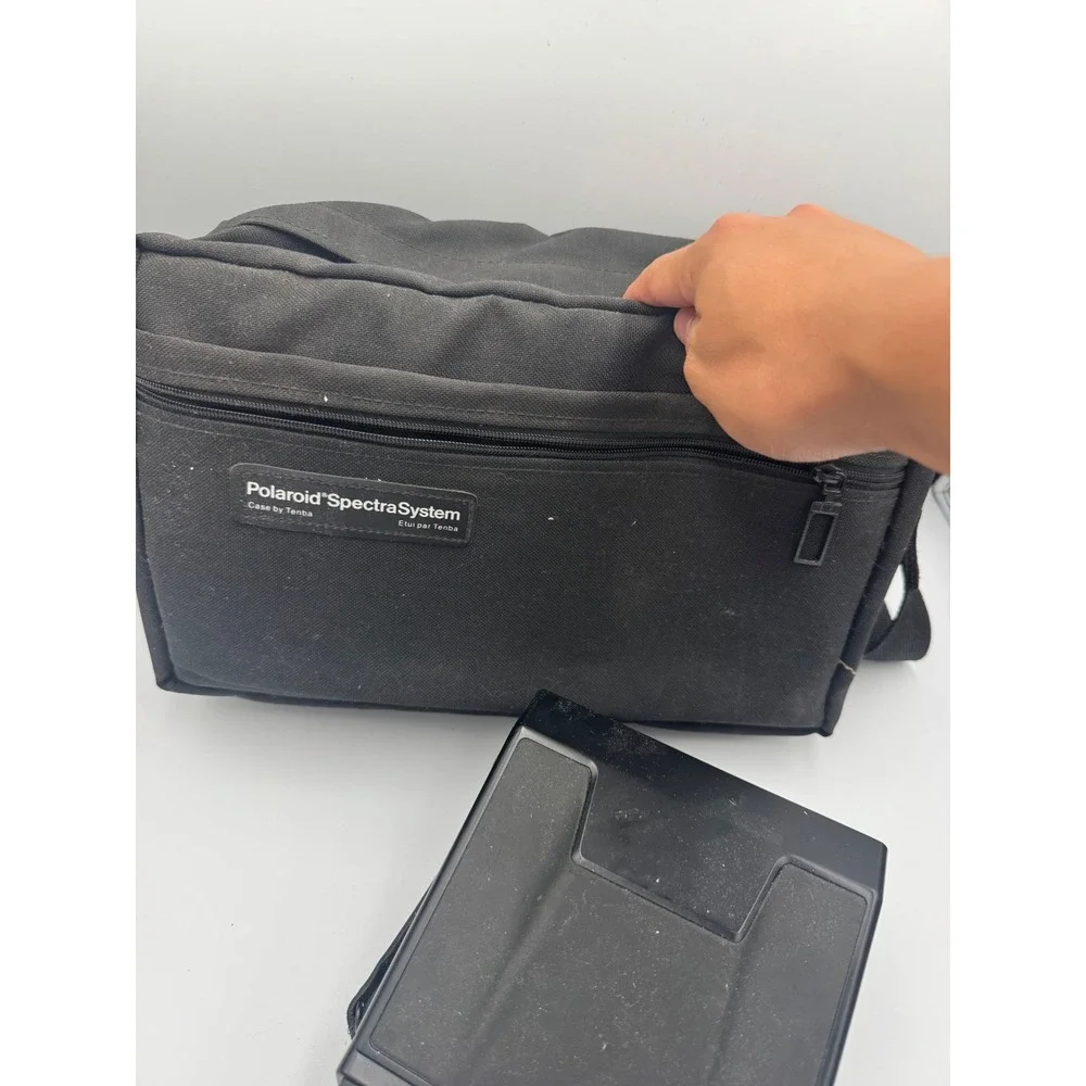 Polaroid Spectra System SE Instant Film Camera Bundle with Tenba Bag  works 8